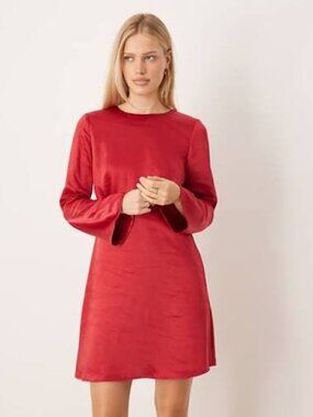 YAS Satin Mini Dress
